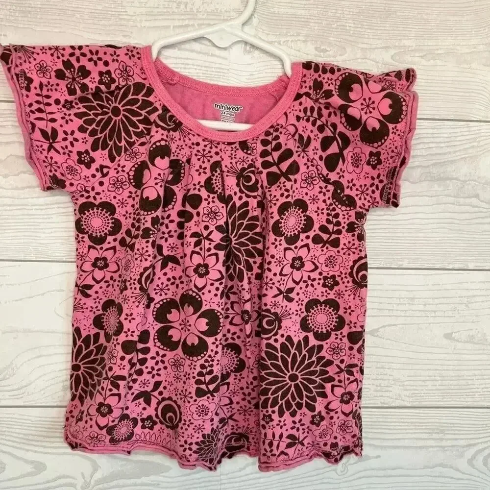 Floral & Boho Baby Girls Top Bundle | Size 24 Months | 3pc Set